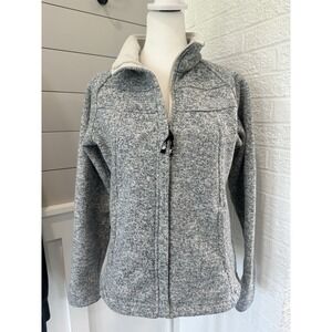 Women's The North Face Zip Jacket Polyester S/P Gray